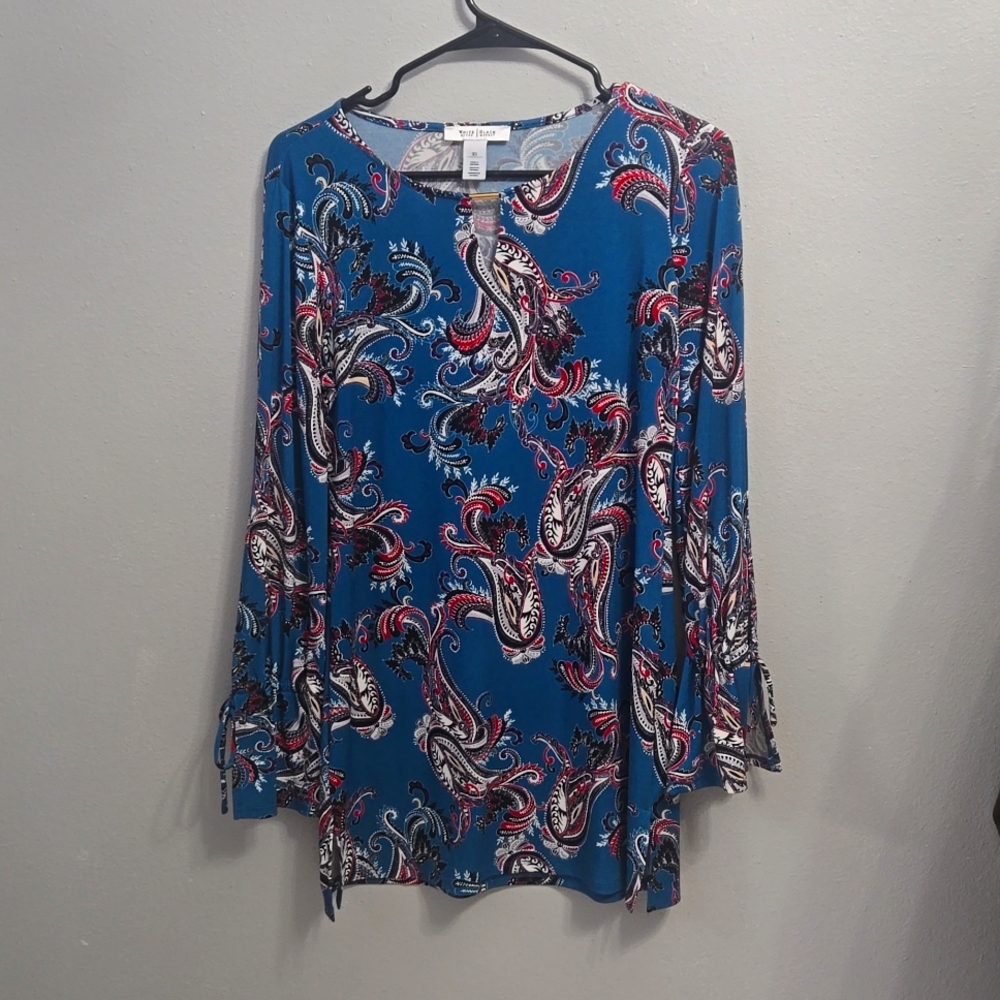 White House Black Market Paisley Print Dress
